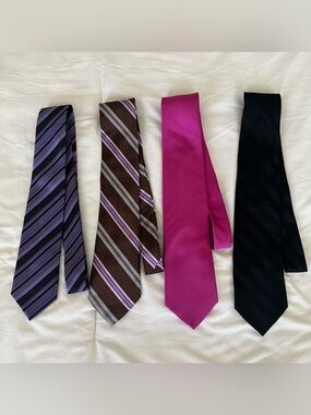 Lot of 4 men’s neckties